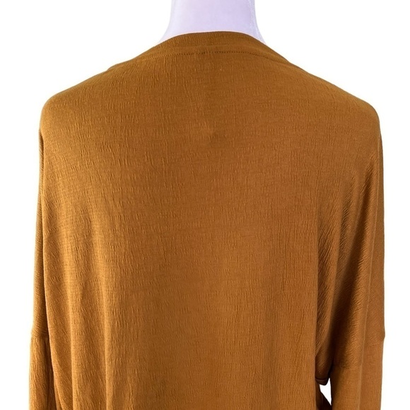 Anthropologie - Dina V-Neck Top Long Sleeve Oversized Sz L - Picture 5 of 7